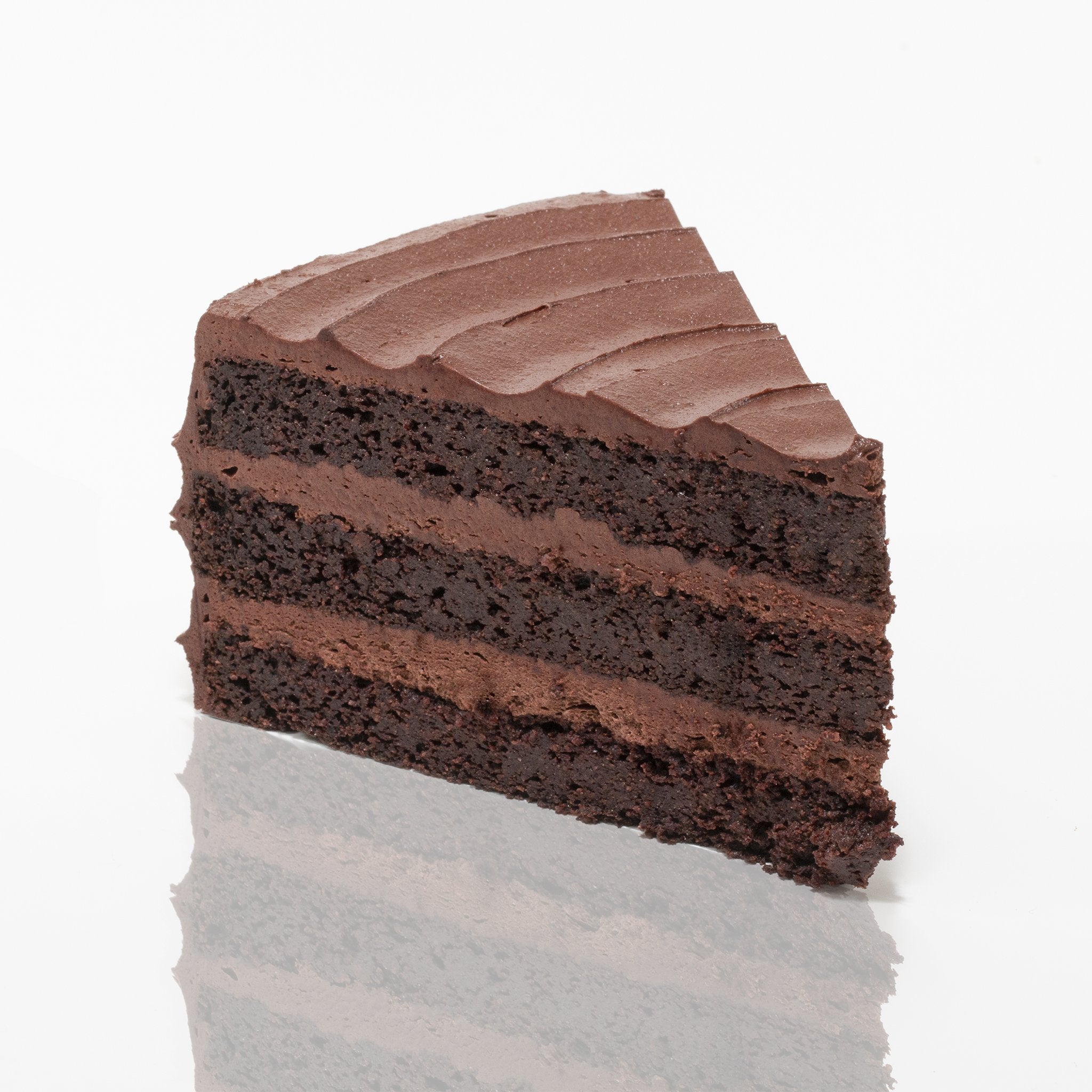 Triple Layer Chocolate Mousse Cake