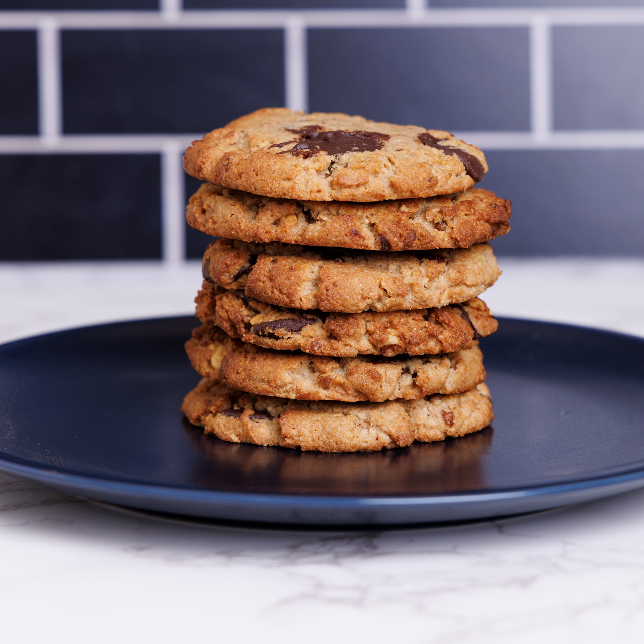 Walnut Dark Chocolate Chip Cookies (6 per Order)