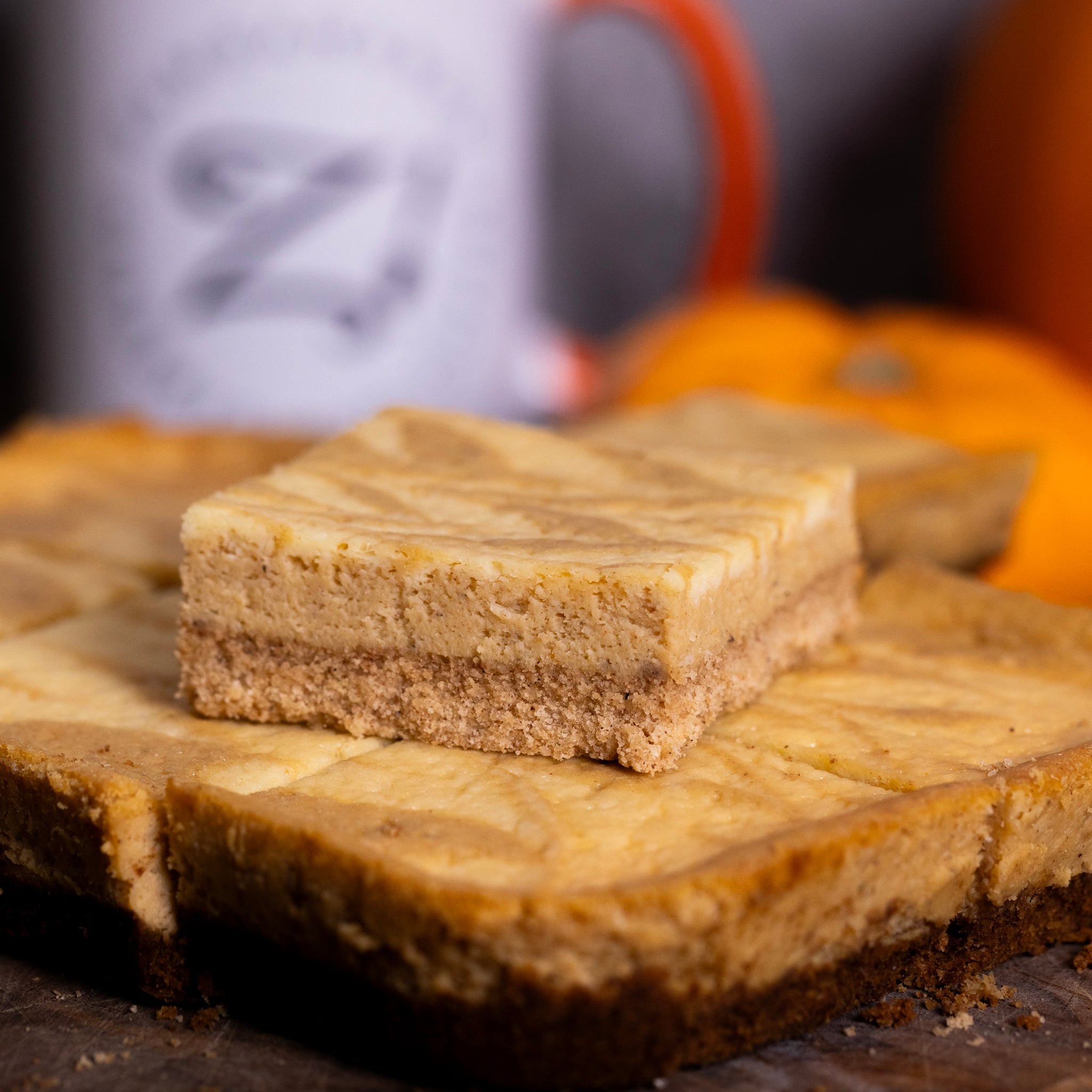 Pumpkin Cheesecake Bars