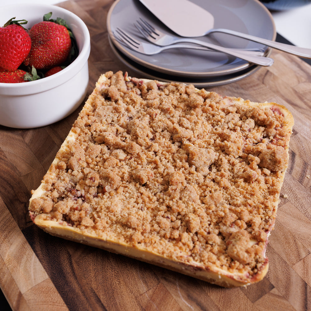Strawberry Crumb Cheesecake Bar (8x8 square)