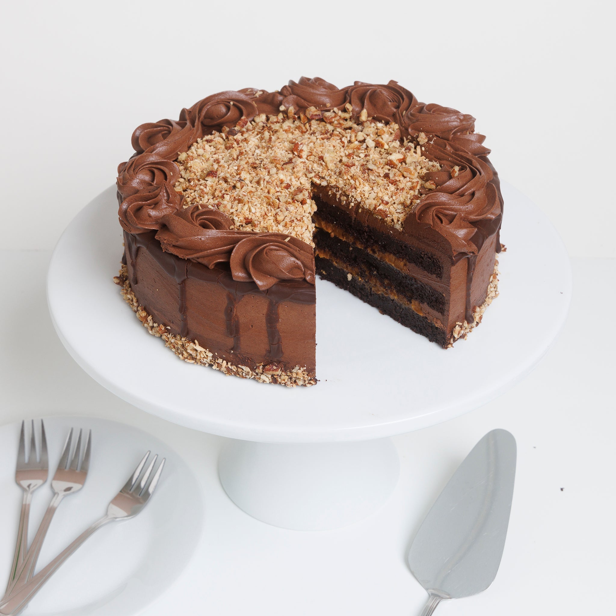 German Chocolate Cake -- 3 rich layers!