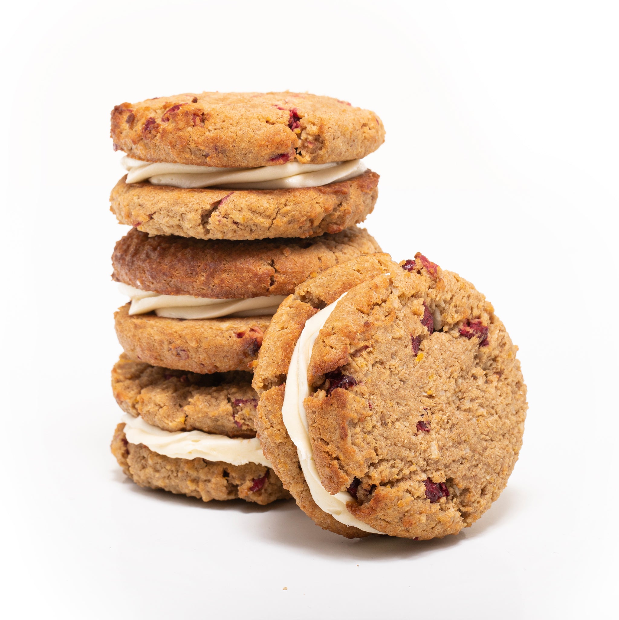 Oatmeal Cranberry White Chocolate Whoopie Pies -- (4 to an order)