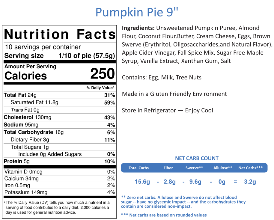 Pumpkin Pie 9"