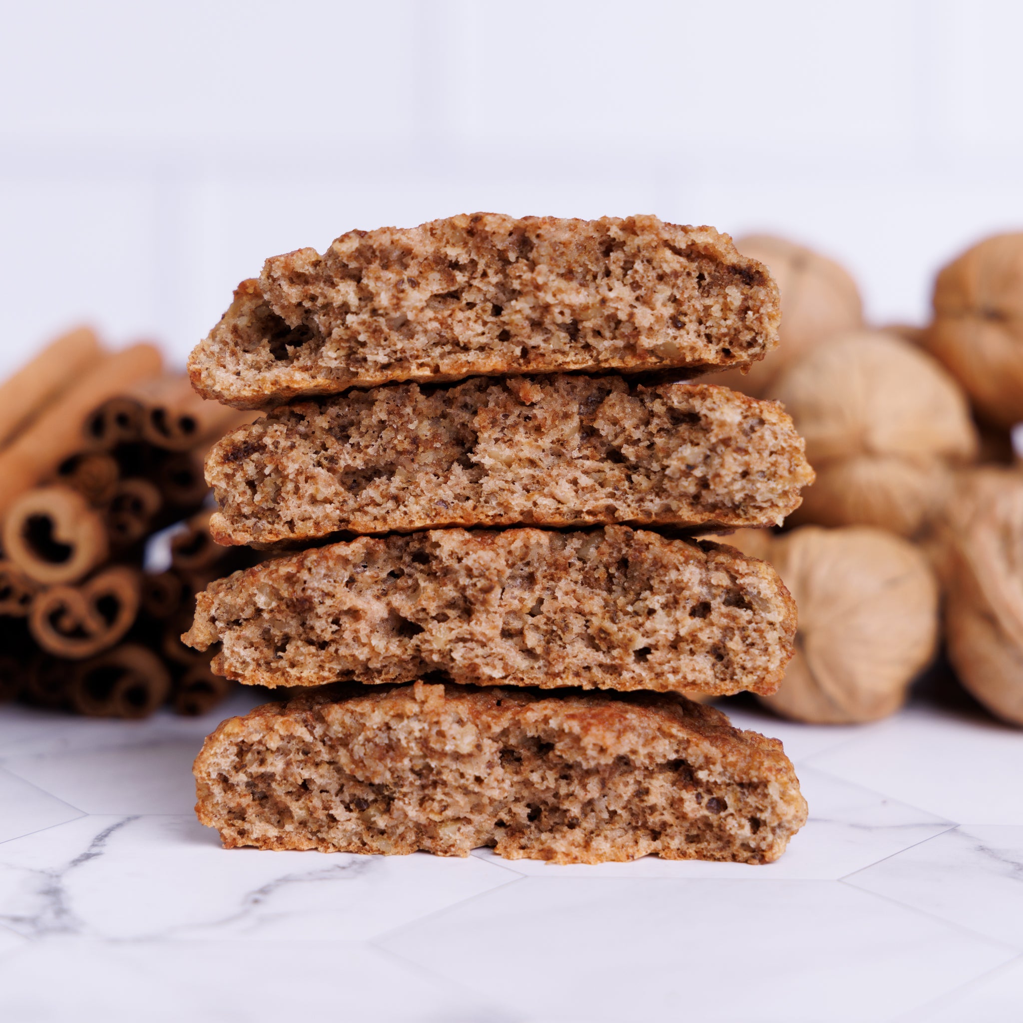 Maple Walnut Cinnamon Biscuits (6 per Order) --Great for Breakfast!