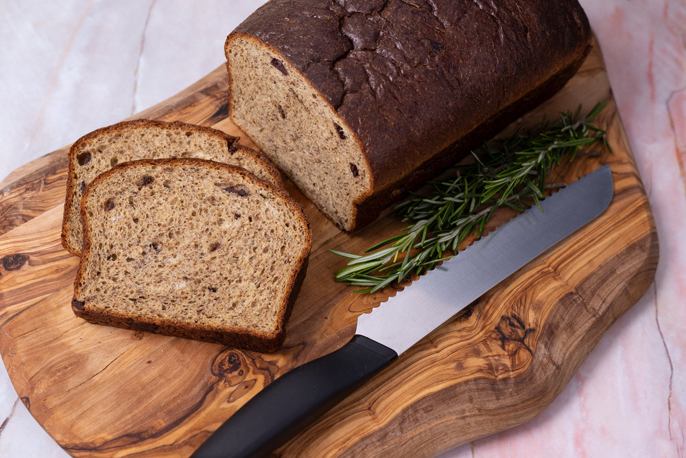 Kalamata Olive Rosemary Bread Loaf (Contains High Protein Vital Wheat Gluten)