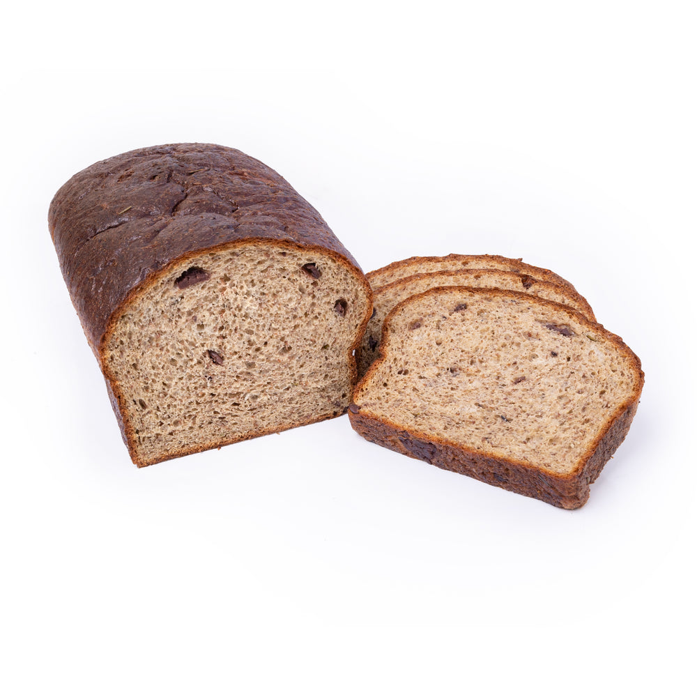 Kalamata Olive Rosemary Bread Loaf (Contains High Protein Vital Wheat Gluten)