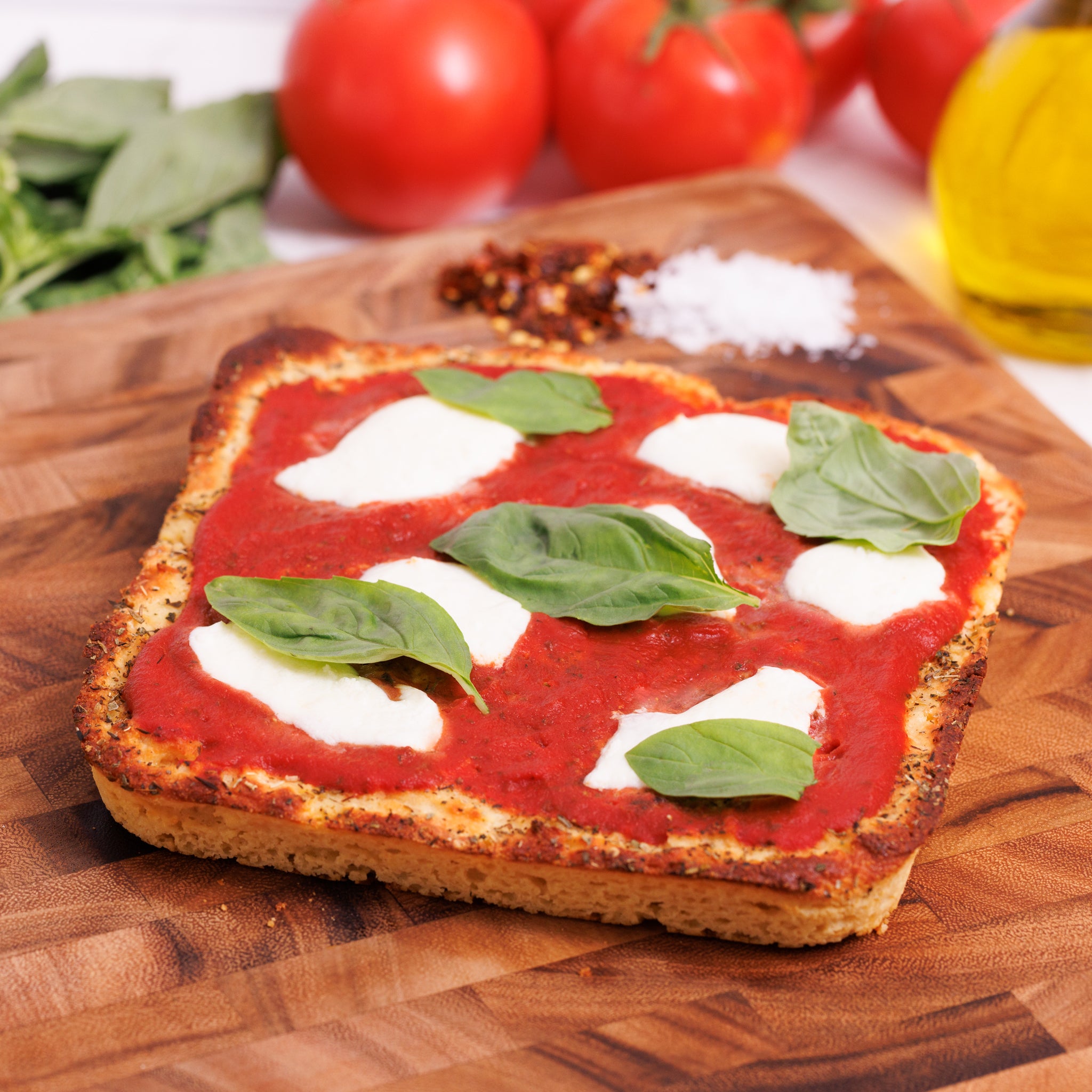 Margherita Sicilian Style Pizza -- 8x8 Square