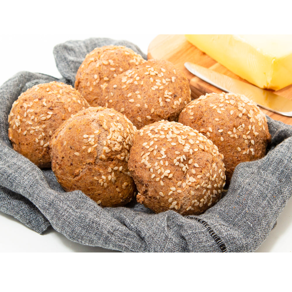 Sesame Dinner Rolls / Slider Buns (12 per Order)