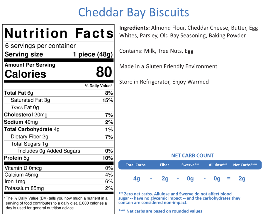 Cheddar Bay Biscuits (6 per Order)